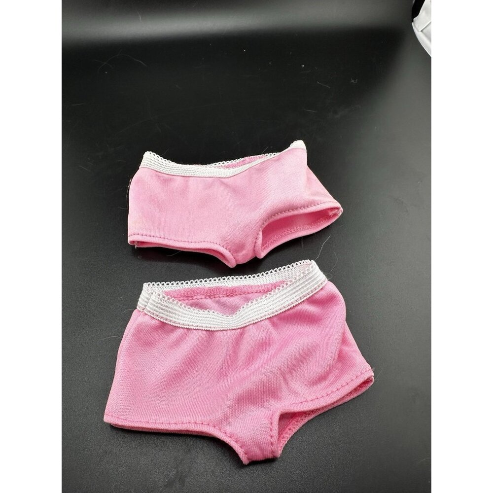 Vtg 2000s 16” Dolls Cabbage Patch Kids Doll 2 Pairs Pink Underwear‎ Panties